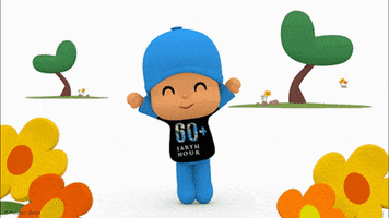 happy flowers GIF by Earth Hour