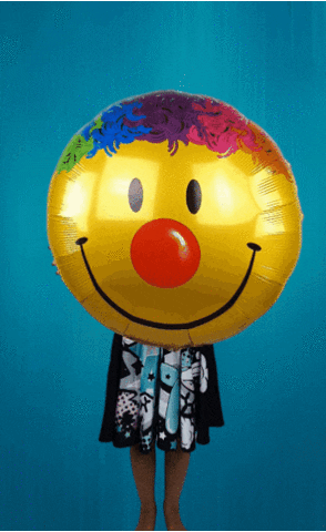 Happy Surprise GIF by Nirballoons