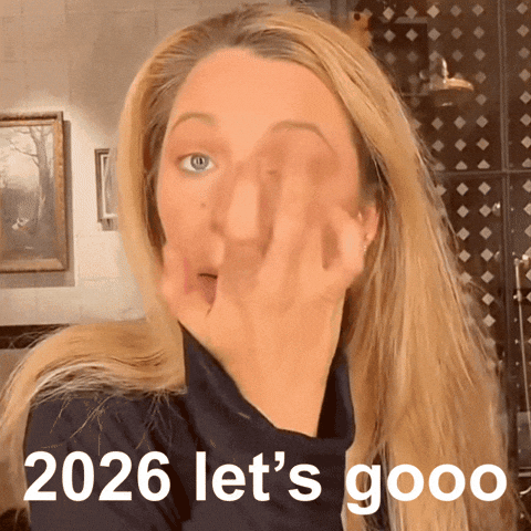 Happy New Year Hair Flip GIF by Blake Lively Fan