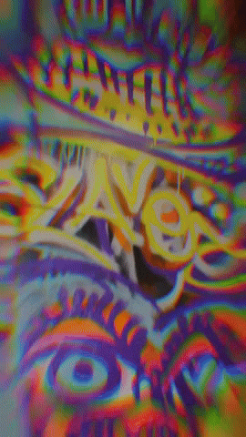 Trippy Art Graffiti Artist GIF