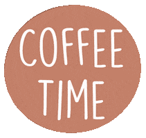 Coffee Button Sticker