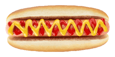 Hot Dog Sticker by Wonder Bread USA