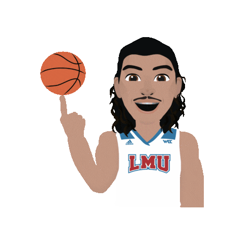 Loyola Marymount Basketball Sticker by LMU Athletics