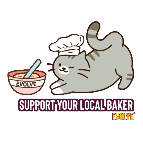 Cat Evolve Sticker by Sunshine Mills