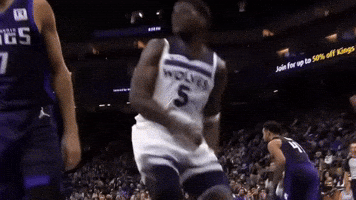 Anthony Edwards Goat GIF