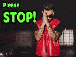 Stop Please GIF