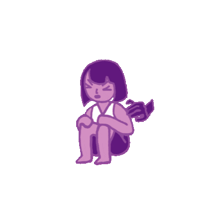 Sad Domestic Violence Sticker