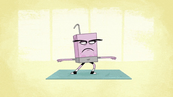 Stretching Downward Dog GIF by Return-It Gang
