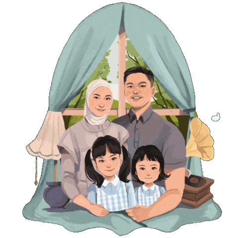 Family Mom Sticker by Rafhi Dominic