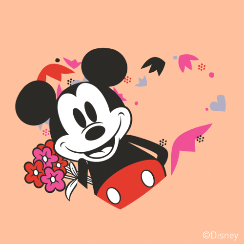 Love Mickey Mouse Sticker - Love Mickey mouse Minnie mouse - Discover &  Share GIFs