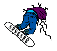 Dino Snowboard Sticker by Dinosaurs Will Die