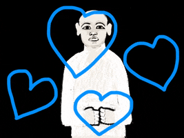 Blue Hearts Love GIF by Barbara Pozzi