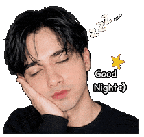 Sleepy Good Night Sticker