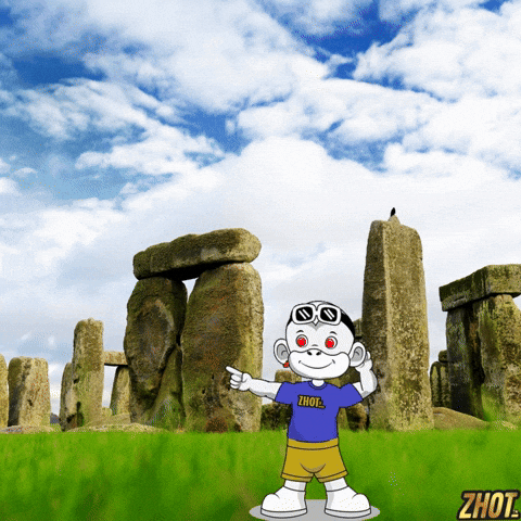 Stonehenge GIF by Zhot