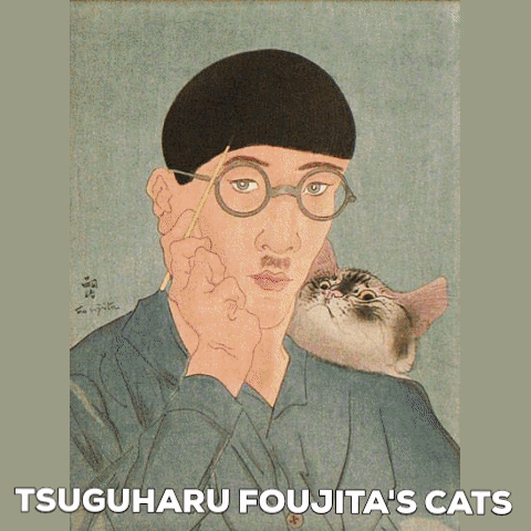 Art History Cats GIF