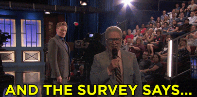 conan obrien and the survey says GIF by Team Coco