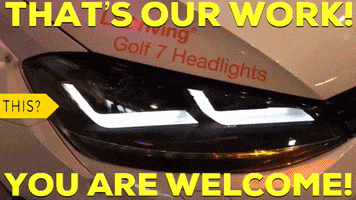 headlights you are welcome GIF by Auto Parts Europe