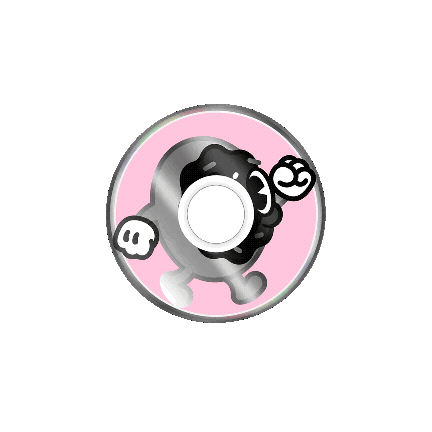 Spin Disc Sticker by Iain Mannix