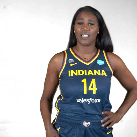 Whatd You Say Excuse Me GIF by Indiana Fever