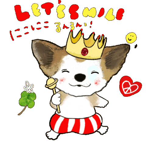 犬 Smile Sticker
