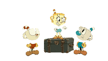 Friends Sticker by The Cuphead Show