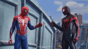 Peter Parker Fist Bump GIF by Insomniac Games