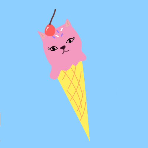 ice cream art GIF by Jess
