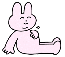 Happy Rabbit Sticker