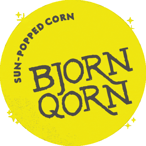 Sun Popcorn Sticker by BjornQorn