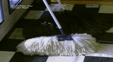 broom mop GIF