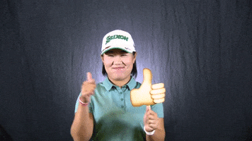 womens golf thumbs up GIF by LPGA