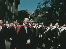 Vintage Graduation GIF by McGill University