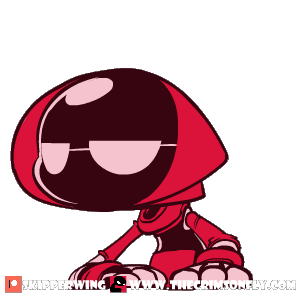 Graphic Novel Eye Roll Sticker