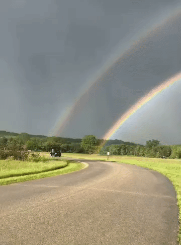 rainbow ends GIF