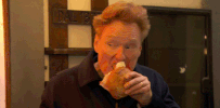 conan obrien eating GIF by Team Coco