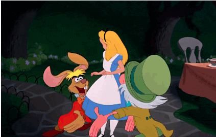 alice in wonderland animation GIF by Disney