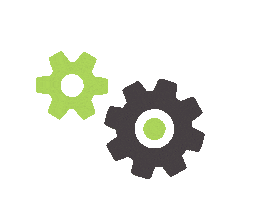 Gears Sticker by Cinch Communications Inc