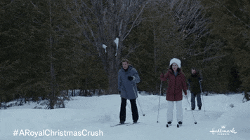 Cross Country Skiing GIF by Hallmark Channel