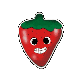 Fruit Strawberry Sticker