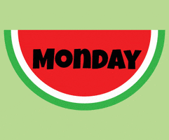Monday Blues GIF by National Watermelon Association