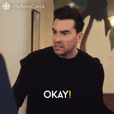 Scared Schitts Creek GIF by CBC