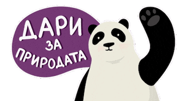 Panda Природа Sticker by WWF Bulgaria