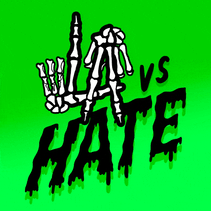 LA vs Hate spooky logo
