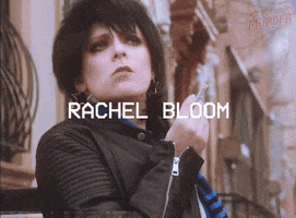 rachel bloom mic drop GIF