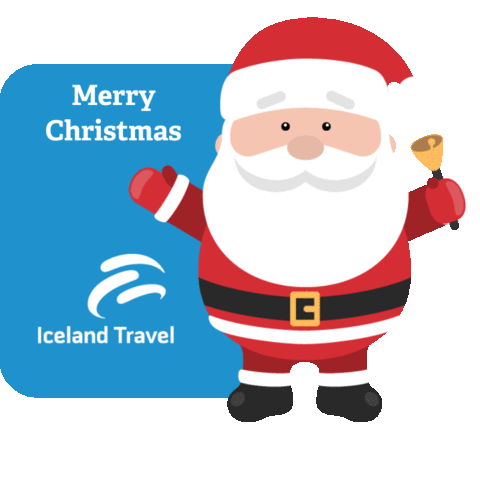 Christmas Traveling Sticker by Iceland Travel IS