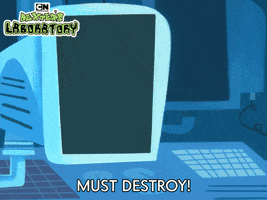 Smash Dexters Laboratory GIF by Cartoon Network