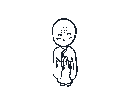 Monk Sticker