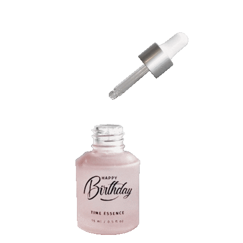 Time Essence Sticker by Happy Birthday Skincare