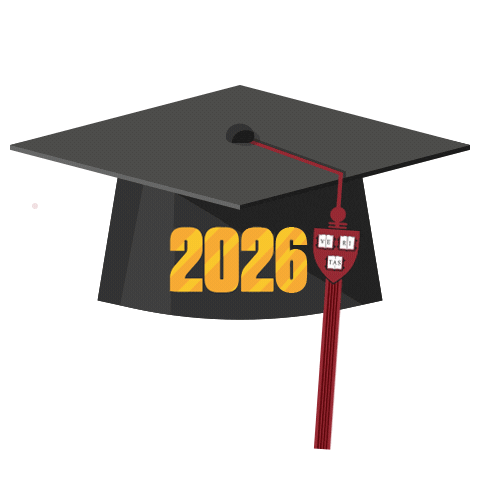Graduation Sticker by Harvard University