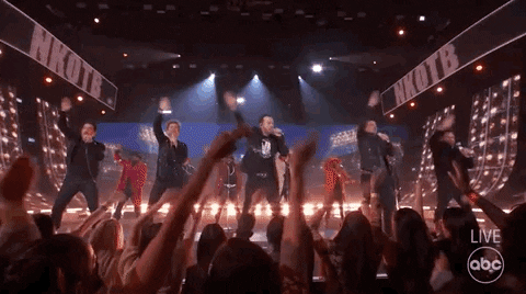 Waving Boy Band GIF by AMAs - Find & Share on GIPHY